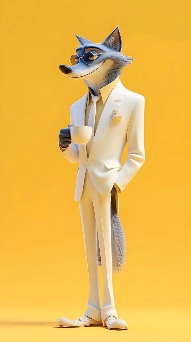 3D Anthropomorphic Dog in Streetwear — example 3