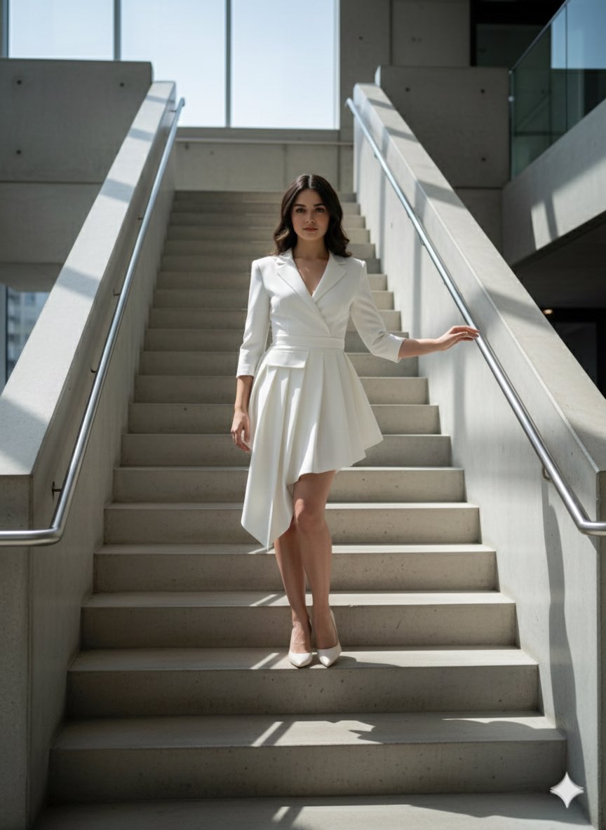 Narrative Cinematic Fashion Portrait Prompt — example 1