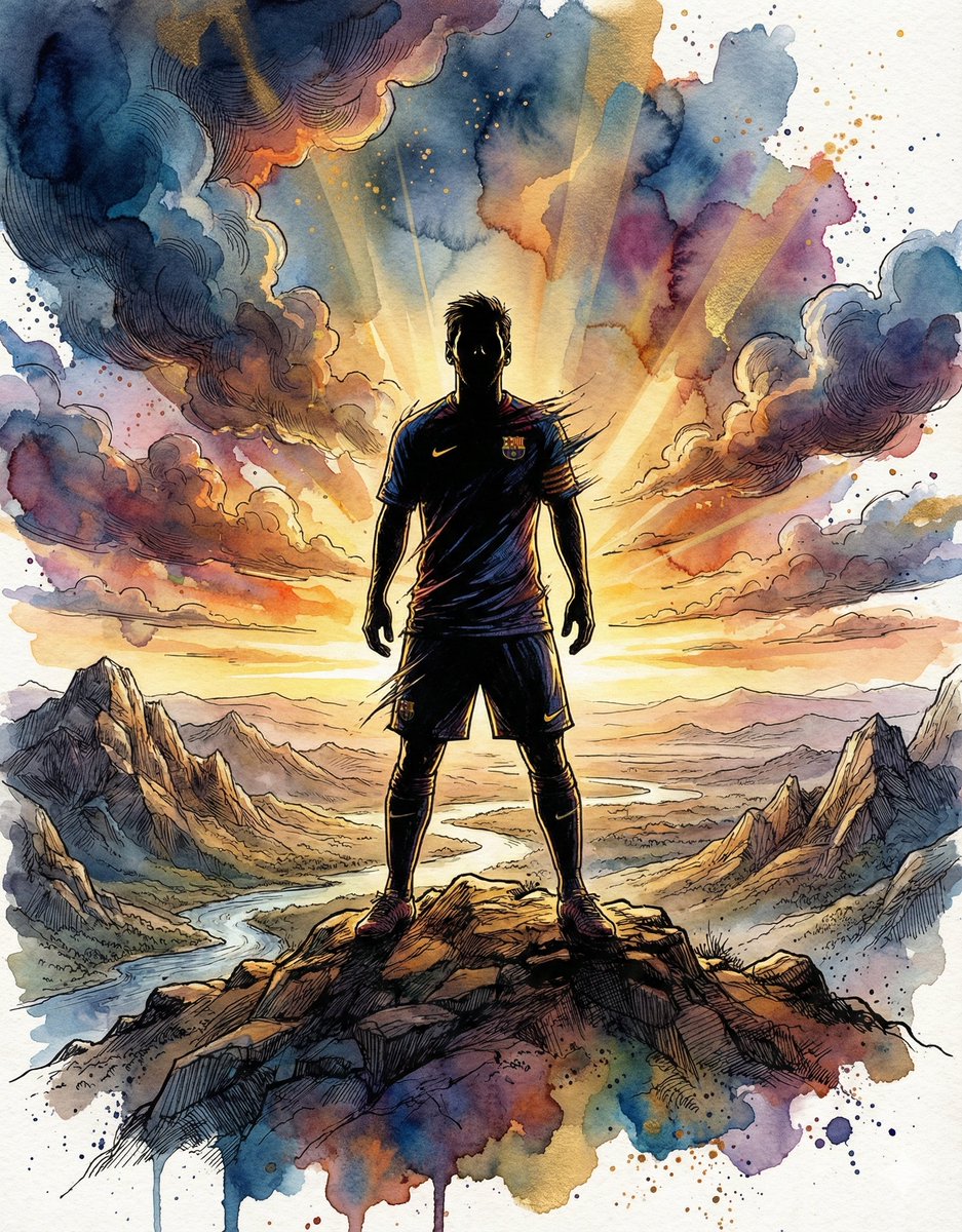 Epic Athlete/Artist Poster Design Prompt — example 1